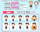 初めても安心5点セット☆GIFアニメ作成もできます 表情豊かなイラストで『伝える』をグレードアップ‼︎ イメージ5