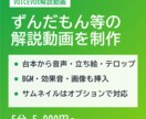 ずんだもん等VOICEVOXの解説動画を制作します 台本を送るだけで音声・立ち絵・テロップ入りの動画に イメージ1