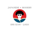和×モダンのSNSアイコン・ロゴをお作りします 日本らしさと現代的センスを融合させたアイコンをデザインします イメージ1