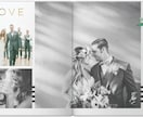 結婚式・前撮り写真でオーダーメイドアルバム作ります 結婚式の写真を美しいウェディングフォトアルバムに イメージ2