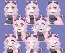 表情差分36種！！ デフォルメ立ち絵を作成します サムネ、ショート動画、解説動画、TRPGの探索者にオススメ イメージ6