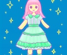 女の子のドレスのイラスト描きます お子さんやお友達へのプレゼント、結婚のお祝いにどうぞ♪ イメージ4