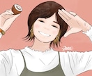 ちょっと盛れてる似顔絵作成します お気に入りの写真をイラストに！プレゼントにも◎ イメージ8
