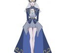 ご希望のイラスト承ります 厚塗りシンプル綺麗なキャラクターの1枚絵を制作します イメージ2