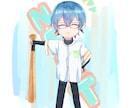 アイコン/サムネ/グッズ/立ち絵イラスト作成します 淡い厚塗り水彩のような雰囲気のイラストです イメージ3