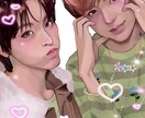 SNSのアイコンにも！イラスト描きます 似顔絵でも創作でも◎あなただけのイラストを描きます！ イメージ4