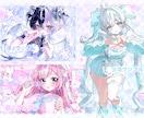 商用利用無料‎✧めろ可愛いイラスト描きます 高品質＆スピード納品！丁寧なヒアリングで理想をお届け♩ イメージ3