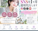SNSを1ヶ月運用代行します 投稿・アカウント運用をサポートします イメージ1