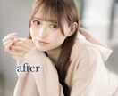 プロが人物写真を綺麗に・可愛く修正レタッチします 1枚でも印象は大きく変わります✨ぜひお任せください☺️ イメージ3