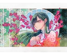 サムネイルや歌ってみたに使える1枚絵を制作します 目を惹く色使いで印象に残るイラストを！ イメージ6