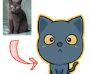 かわいい猫ちゃんのイラスト描きます 愛猫を可愛いキャラクターに変身！ イメージ2