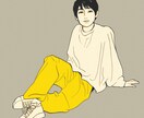 全身イラスト描きます 好きな服×似顔絵でイラスト描きます イメージ4