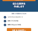 伝わるPowerPoint資料を作成します 原稿・メモ書きから、1枚1メッセージの資料に イメージ1
