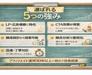 LP改善でCVR上がる文章作成します 導線設計から訴求改善まで対応します イメージ2