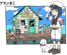 商用OK！ポップでかわいいイラスト承ります 一枚絵・SNSアイコン・グッズなど イメージ3