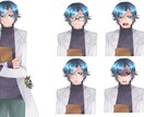 ゲーム/TRPGなどに使える立ち絵描きます 自作ゲームやTRPGなどにお使い頂ける立ち絵の制作代行 イメージ2