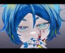 歌ってみた、サムネイル等のイラスト制作します 本家様と同じ構図、オリジナルの構図どちらも可能です イメージ6