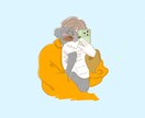 商用◎あなたの『好き』を詰め込んだイラスト描きます 選べるイラストタッチ！オプションでグッズ販売も◎ イメージ9
