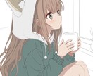 SNSアイコン向けのイラストを描きます 目の書き込み、可愛らしい女の子を得意としています✨ イメージ4