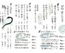 手書き毛筆メニュー制作します 手書きならではの暖かみが伝わるメニューをどうぞ イメージ1