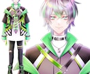顔の強いVtuberを修正無制限でお作りします 超割引！キャラデザ＋Live2D イメージ9