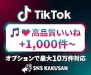 TikTok高品質いいね「1000件」手配します ⭐️おすすめ表示の確率UP！自然な見栄えでバズを強力に後押し イメージ1