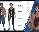 キャラクター立ち絵制作致します あなただけのキャラクターをお仕立ていたします！ イメージ2