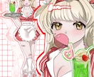 商用無料！全力で可愛い女の子を描きます 納期が短くて格安！可愛い絵柄です！ イメージ1