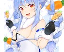 萌えキャラ一枚絵などを描きます アイコンやサムネイルなどにどうですか イメージ1