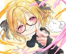 目を惹くアイコンイラスト制作します SNS向けのアイコン、ヘッダー★等身からデフォルメまで★ イメージ5