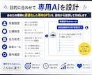 毎回のAI指示を減らす専用GPTsを作成します 文章作成・SNS投稿を時短する専用AI設計 イメージ3