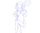 イラスト関連なんでも承ります YouTuber等に駆出しの方の立ち絵を描きます イメージ3
