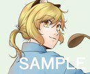 和風、浮世絵風ヘッダー・アイコン描きます 着物や動物をお探しの方に。洋風も歓迎です イメージ5