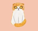 うちの子猫ちゃんの似顔絵をパステル風で描きます やさしいパステル風！アイコン、ワンポイント、思い出にどうぞ！ イメージ3