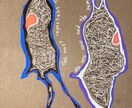 感情を表す絵を描きます 感情や音楽をもとにした抽象画を描きます イメージ3