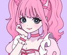 ポップでキュート♪可愛いゆめかわイラスト描きます 激安&スピード出荷！(最短3日)アイコン/立ち絵/似顔絵など イメージ2