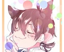 可愛い系のSNS用のアイコン描きます SNS等のアイコン用のイラストをカラーでお描きします。 イメージ7