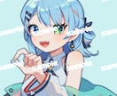 バストアップアイコン作成致します 頭〜バストアップまでのイラスト作成致します イメージ3