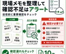建築・リフォーム現場メモを報告文に整えます 10件まで対応｜現場経験15年で確認事項もチェック イメージ3