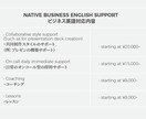 海外ビジネス英語プレゼンwithネイティブ人材ます 英語のプレゼンテーション&グローバルビジネス対応を更に身近に イメージ9
