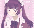SNS映えかわいい萌えアイコン描きます 可愛い、ふわふわ、ポップな美少女SNSアイコン イメージ2