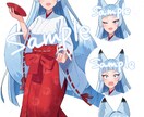 オリジナルイラスト(SNSアイコンなど)描きます 男の子・女の子・中性・ちびキャラ・全身絵など幅広く対応します イメージ3