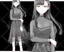 TRPG・実況動画等で使える立ち絵を制作致します キャラデザ無料！ご希望に合わせた立ち絵を制作致します。 イメージ2