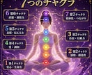 チャクラ鑑定•浄化•調整をお届けします 7つの光を鑑定・調整し 個別鑑定書をお届けします イメージ3
