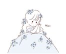 ふんわりゆるかわいいイラストをお描きします SNSアイコン、プレゼントや記念日にもどうぞ ♪ イメージ4
