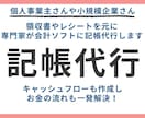 個人事業主の方の記帳代行＆資金繰り表を作成します あなたの未来のビジョンを描く経理の相談屋さん イメージ1