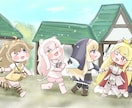 キャラデザやサムネなどの女の子のイラストを制作ます アニメ調や厚塗りでのイラストを制作いたします イメージ4