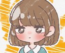 緩いアイコンイラスト描きます SNSでご利用出来るゆるくかわいいイラスト イメージ1