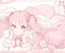 ふわふわ໒꒱♡かわいいイラストお描きします アイコン・ヘッダー・配信用イラスト等お求めの方におすすめ♪ イメージ2