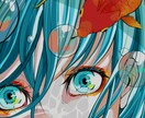 顔アップのイラストを制作します 様々な用途で使用できる鮮やかな色合いのイラスト イメージ2